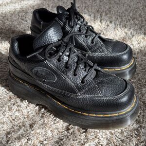 Dr Martens Black BUZZ platform shoes